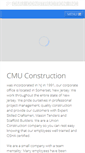 Mobile Screenshot of cmuconstruction.com